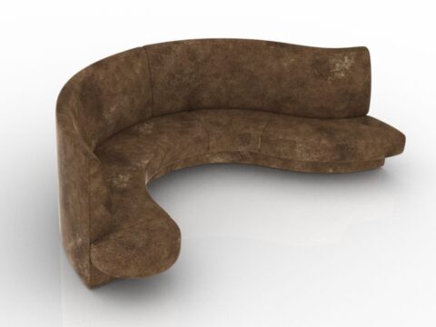 Lounge Sofa E 3d model