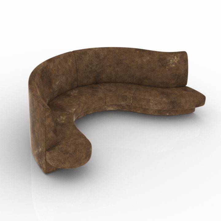 Lounge Sofa E 3d model