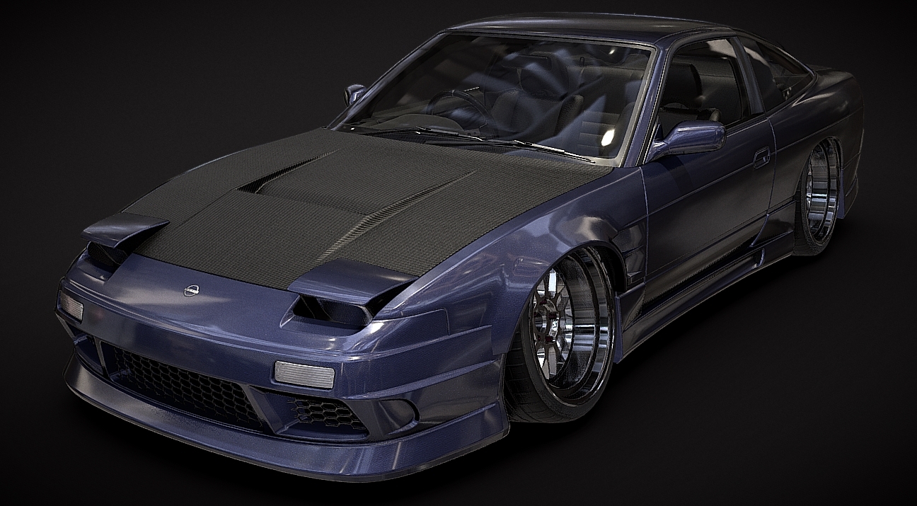 NISSAN 180SX 3d model