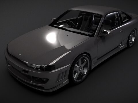 NISSAN SILVIA S14 (KOUKI) 3d model