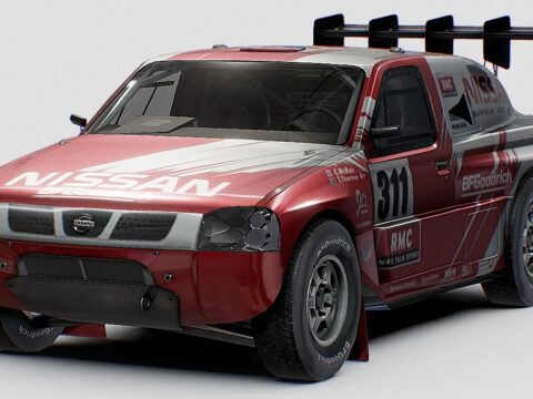 Nissan Navara From CMR 2005 3d model