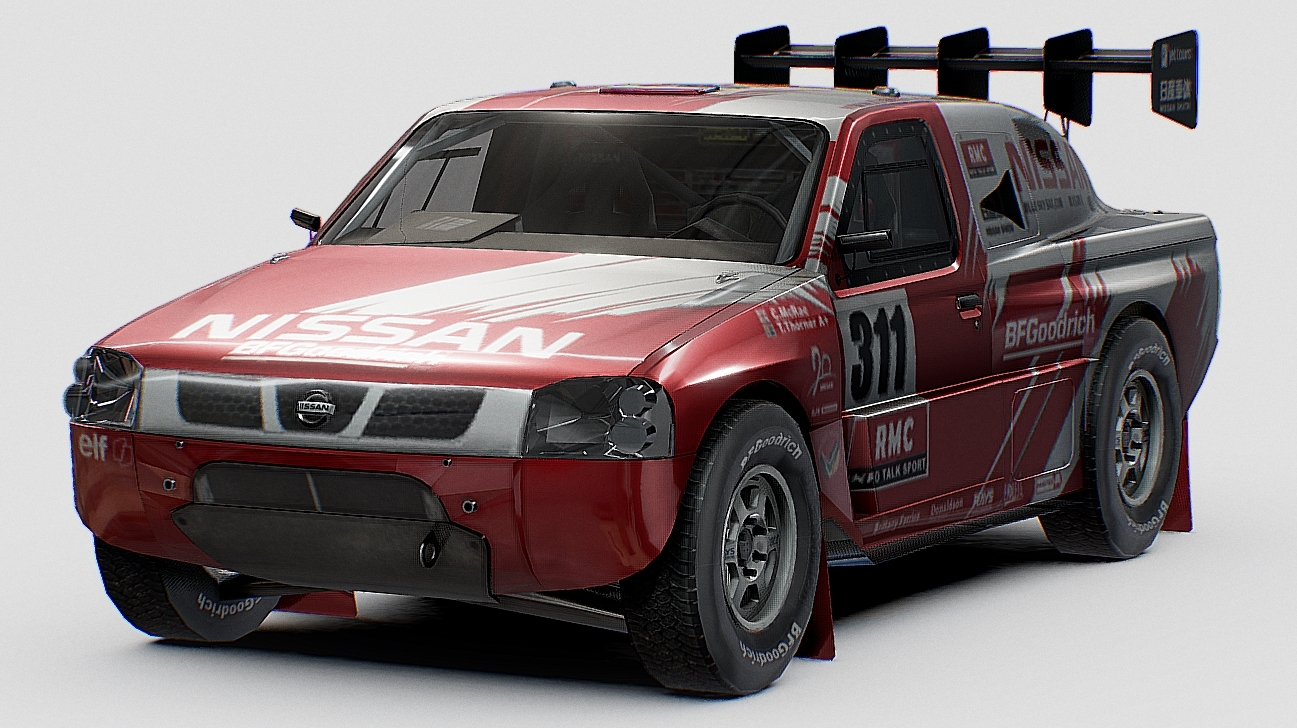 Nissan Navara From CMR 2005 3d model