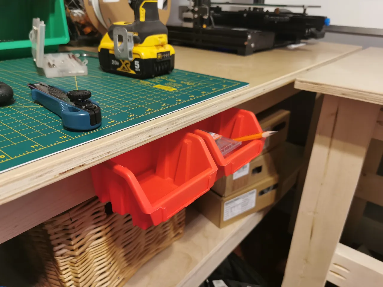 Part Bin Hanger - Duramax 3d model