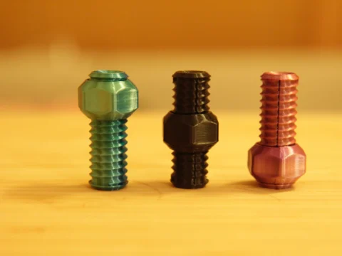 Pocket Fidget Bolt 3d model