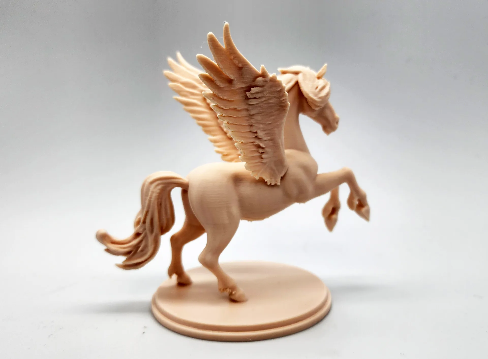 Rearing Pegasus Statue2 3d model