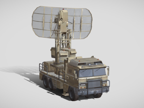 Renault TRM Radar Truck 3d model