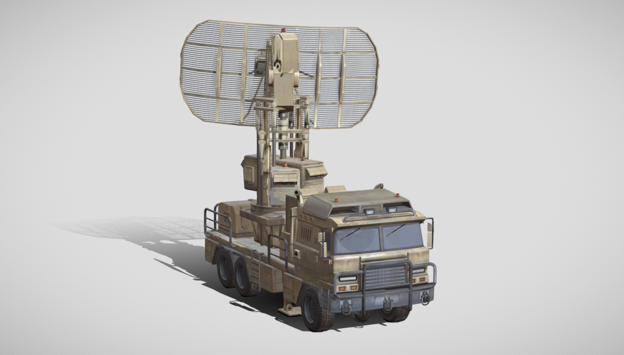 Renault TRM Radar Truck 3d model