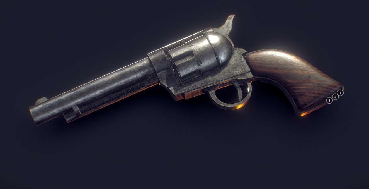 Revolver 3d model