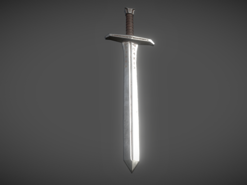 Runic Sword 3d model