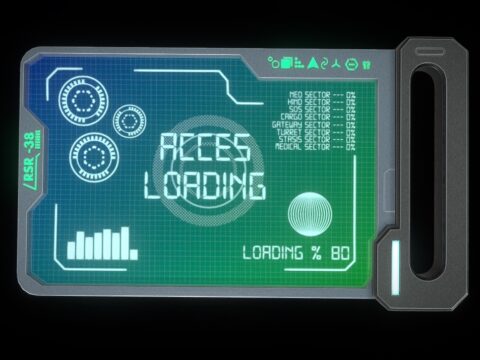 Sci fi - Tablet 3d model
