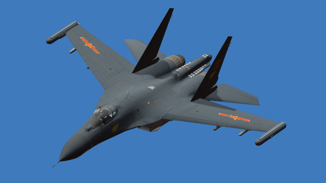 Shenyang J-11 3d model