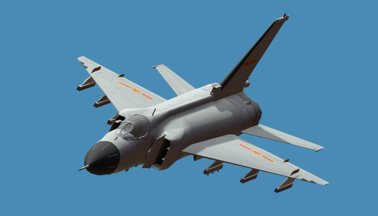 Shenyang J-8II/B 3d model