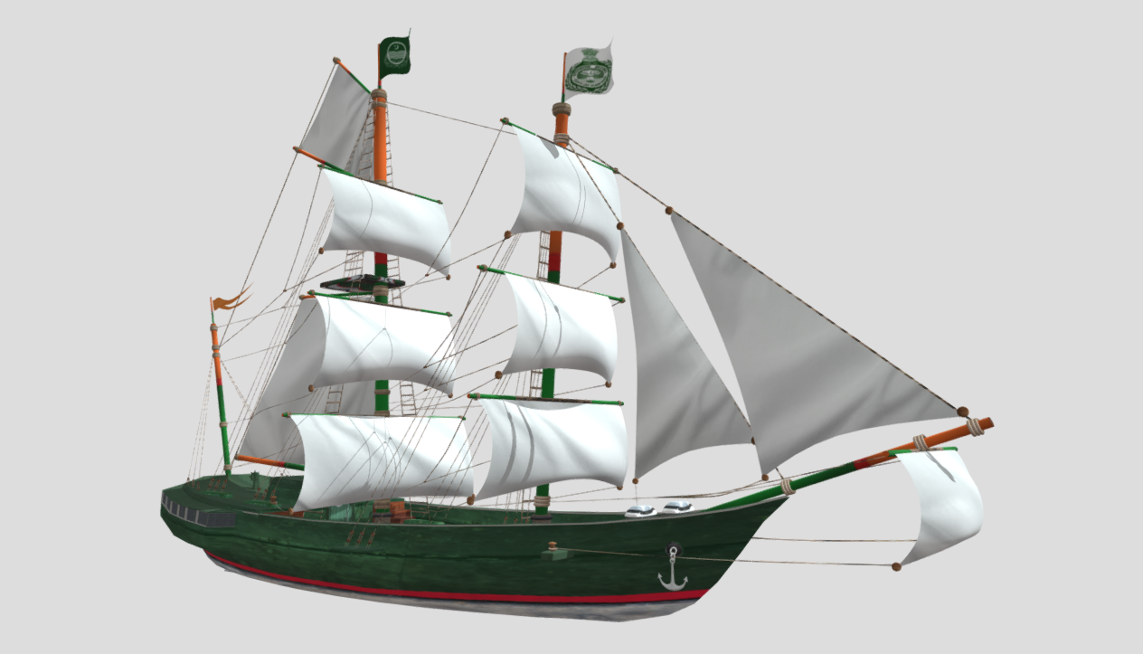 Ship 3P 3d model