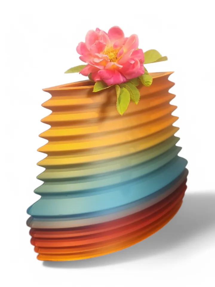 Simple Ribbed Vase 3d model