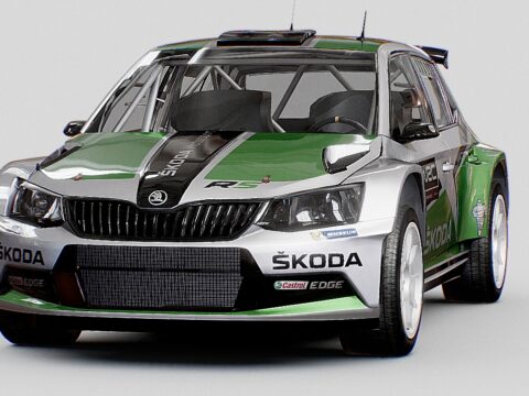 Skoda Fabia RS WRC 3d model