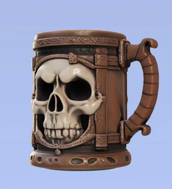 Skull Mug 3d model