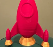Spaceship Piggybank 3d model