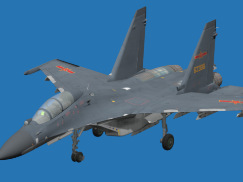 Sukhoi Su-30MKK 3d model