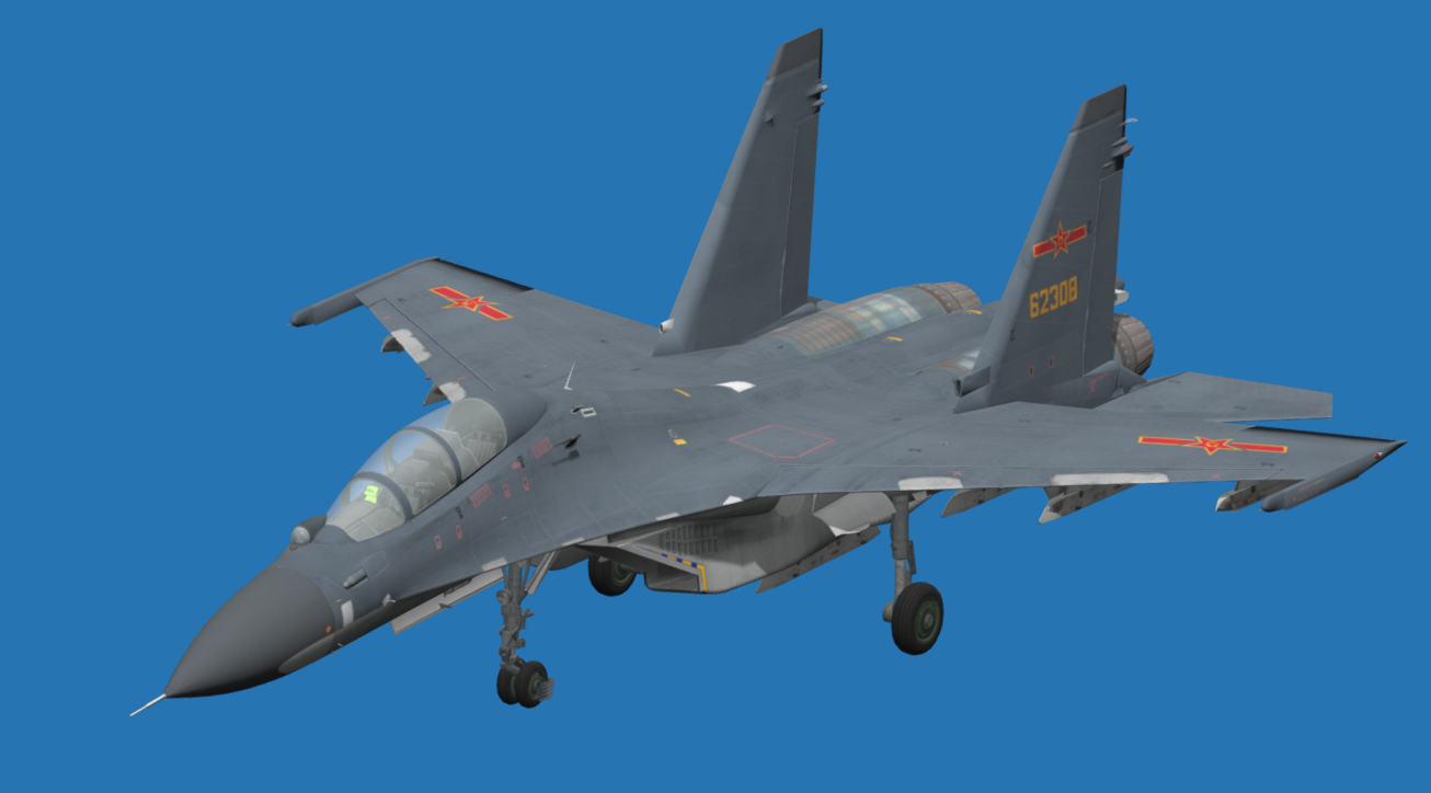 Sukhoi Su-30MKK 3d model