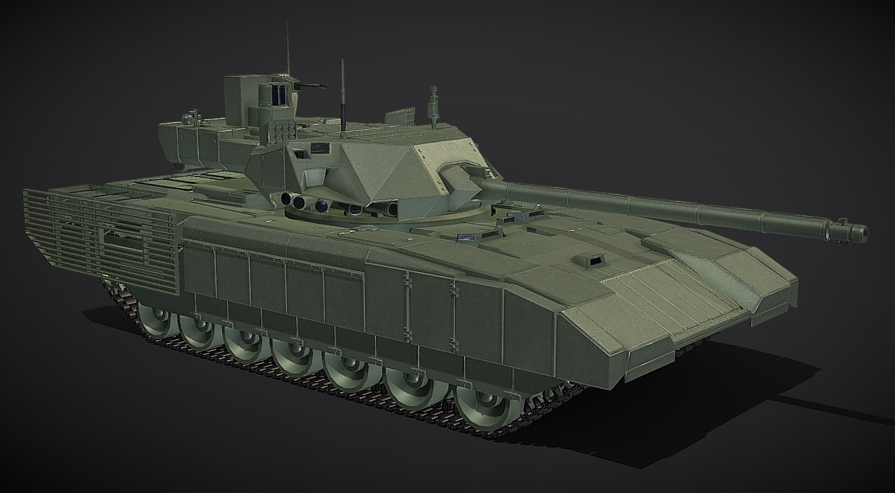 T-14 Armara Uralvagon Factory 3d model