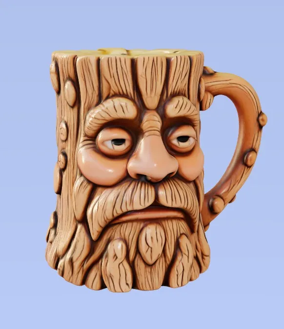 Tree Mug Collection Vol.1 (6 Figures) 3d model