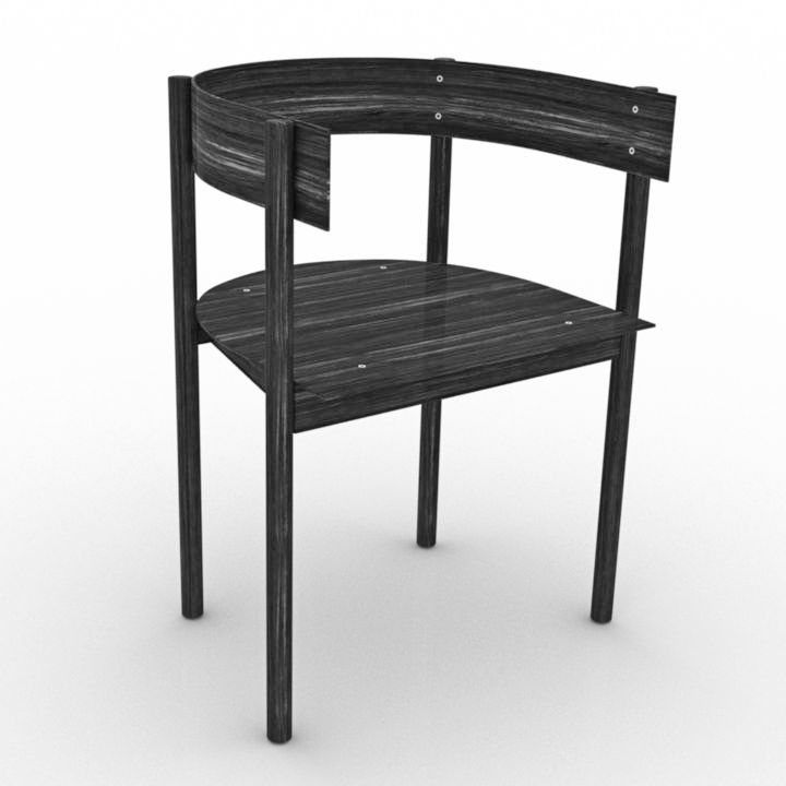 Typecast chair by Phillippe Malouin MATTER-MADE Chair 3d model