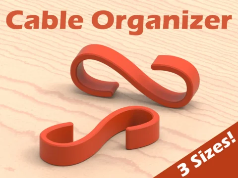 Universal Cable Organizer 3d model