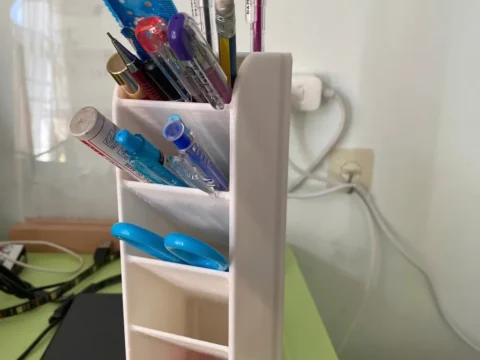 Vertical Pen Holder 3d model