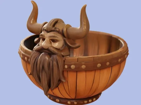 Viking Bowl 3d model