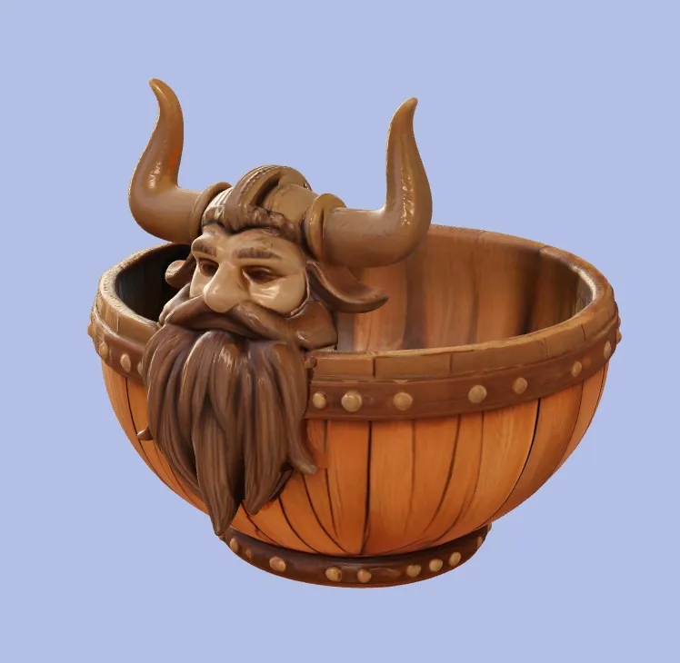 Viking Bowl 3d model