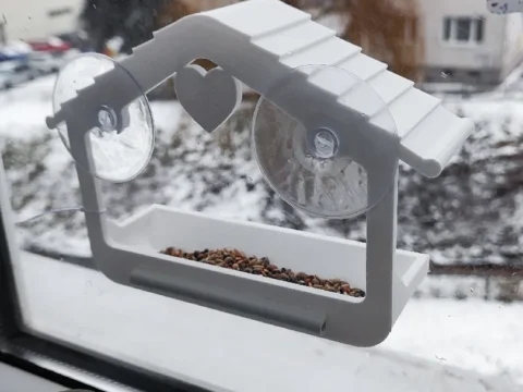 Window Bird Feeder 3d model