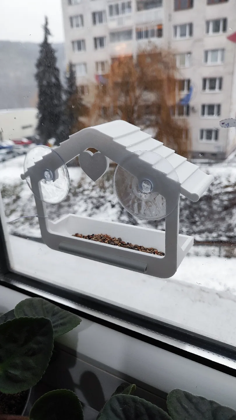 Window Bird Feeder 3d model
