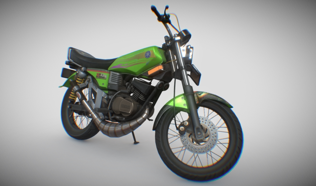 Yamaha RX-KING 3d model