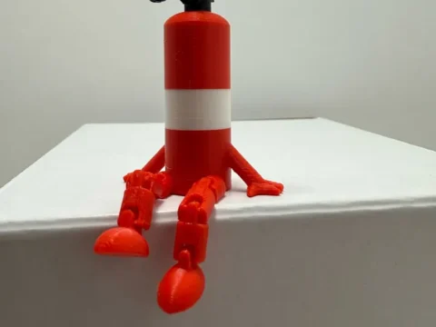 articulated fire extinguisher buddy 3d model