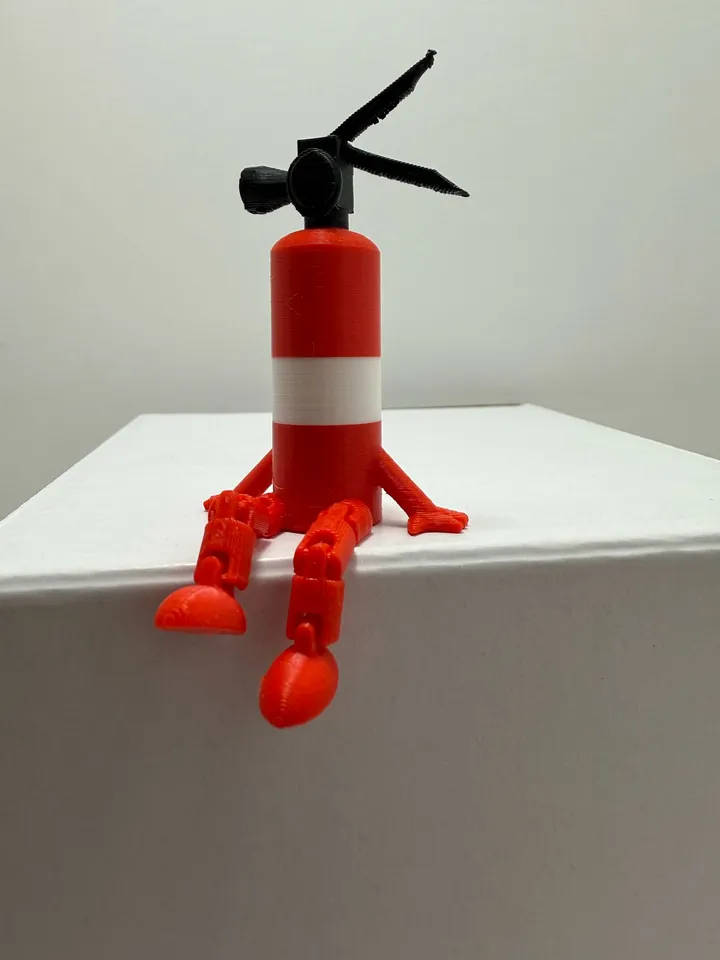 articulated fire extinguisher buddy 3d model