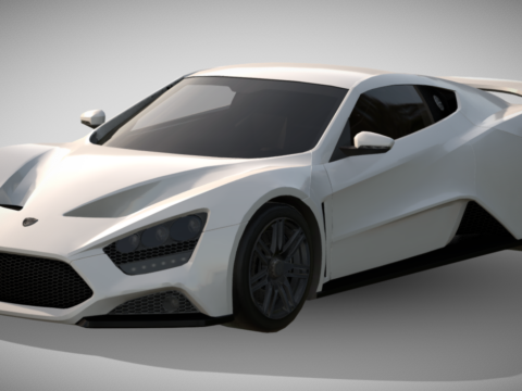 2010 Zenvo ST1 3d model