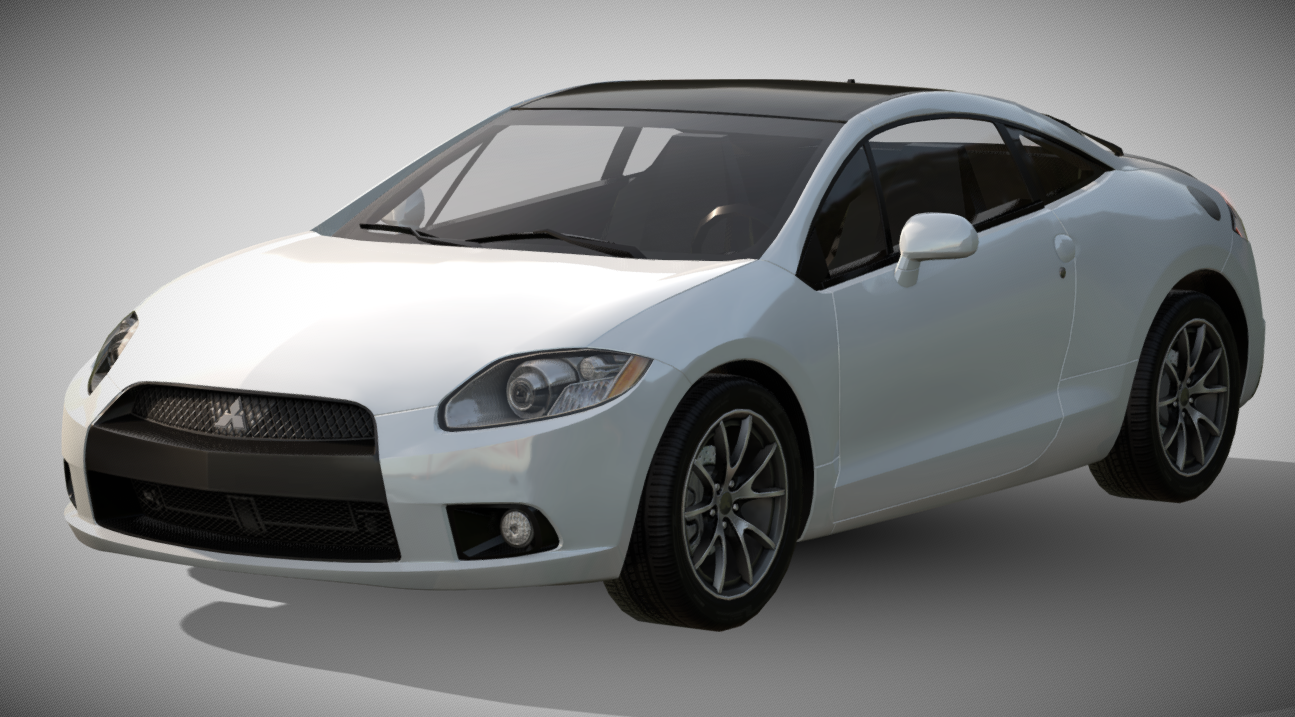 2012 Mitsubishi Eclipse SE 3d model