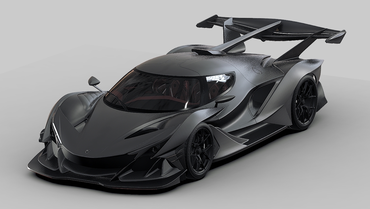 2019 Gumpert Apollo Intensa Emozione 3d model