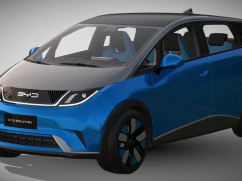 2021 BYD Dolphin EV 3d model