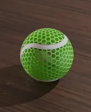 Airless Tennisball 3d model
