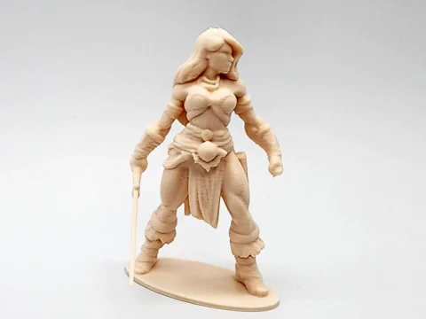 Amazonian Warrior Miniature 3d model