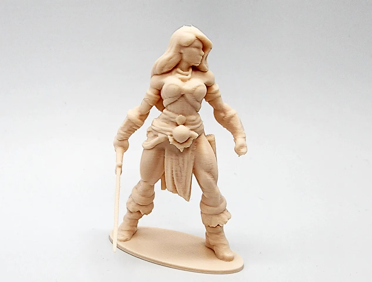 Amazonian Warrior Miniature 3d model