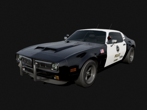 American Police Muscle '71 3d model