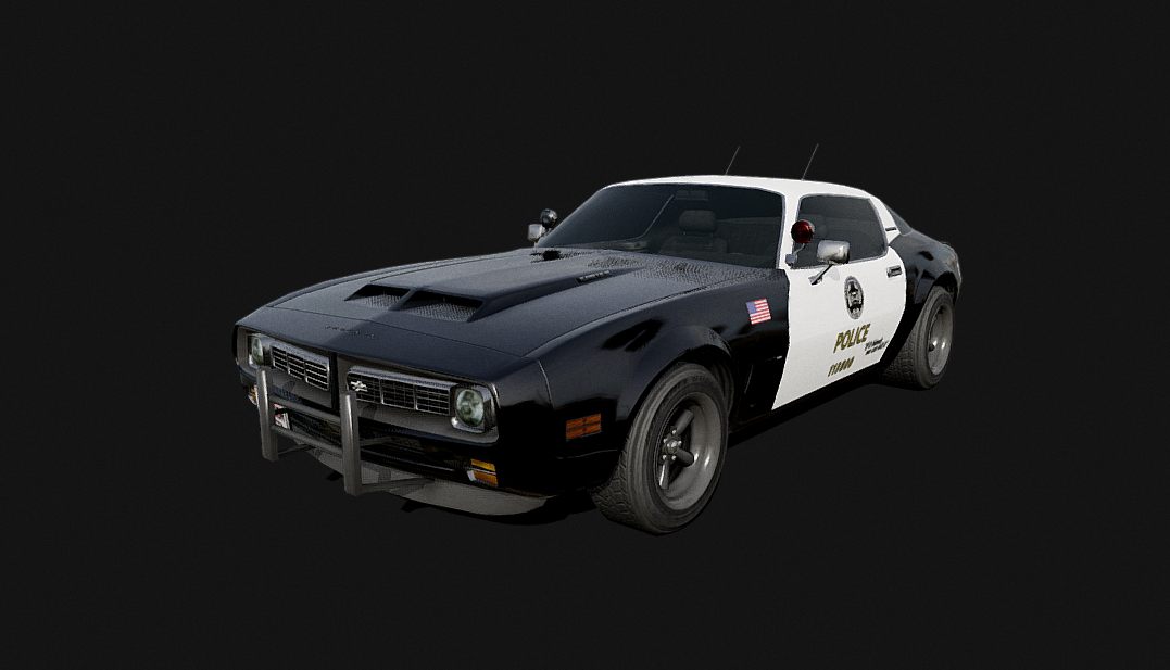 American Police Muscle '71 3d model