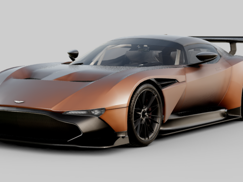 Aston Martin Vulcan 3d model