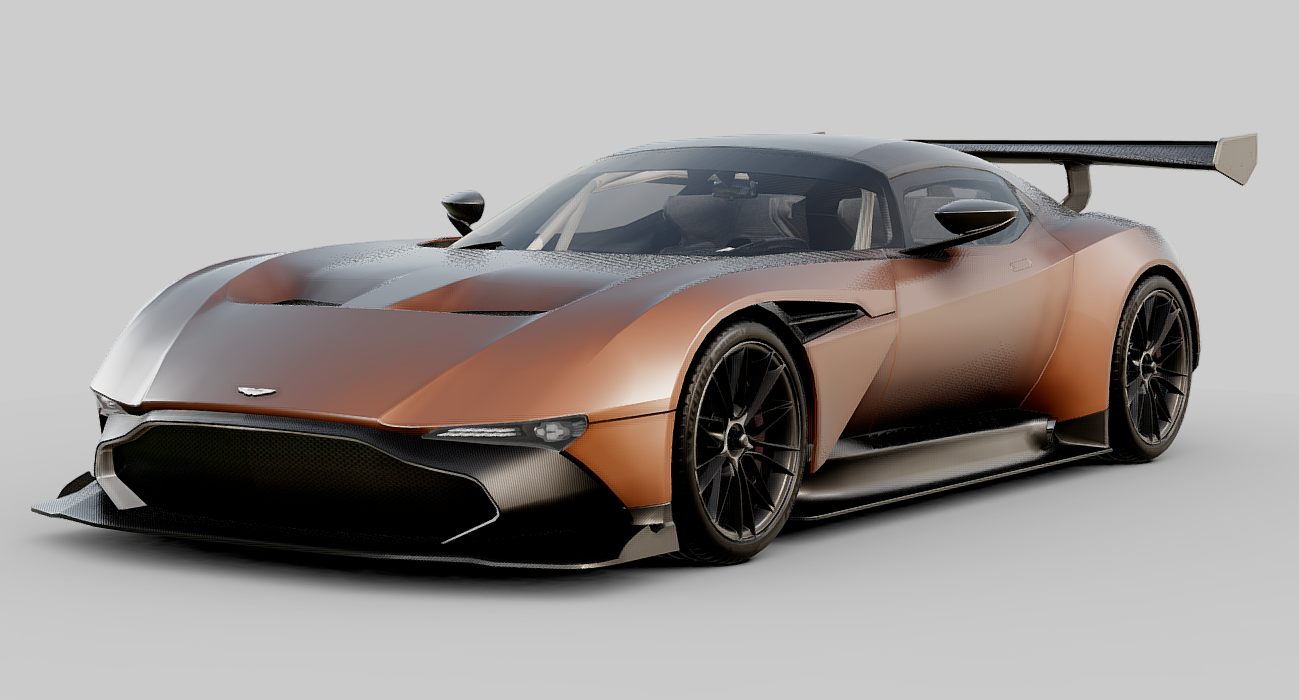 Aston Martin Vulcan 3d model