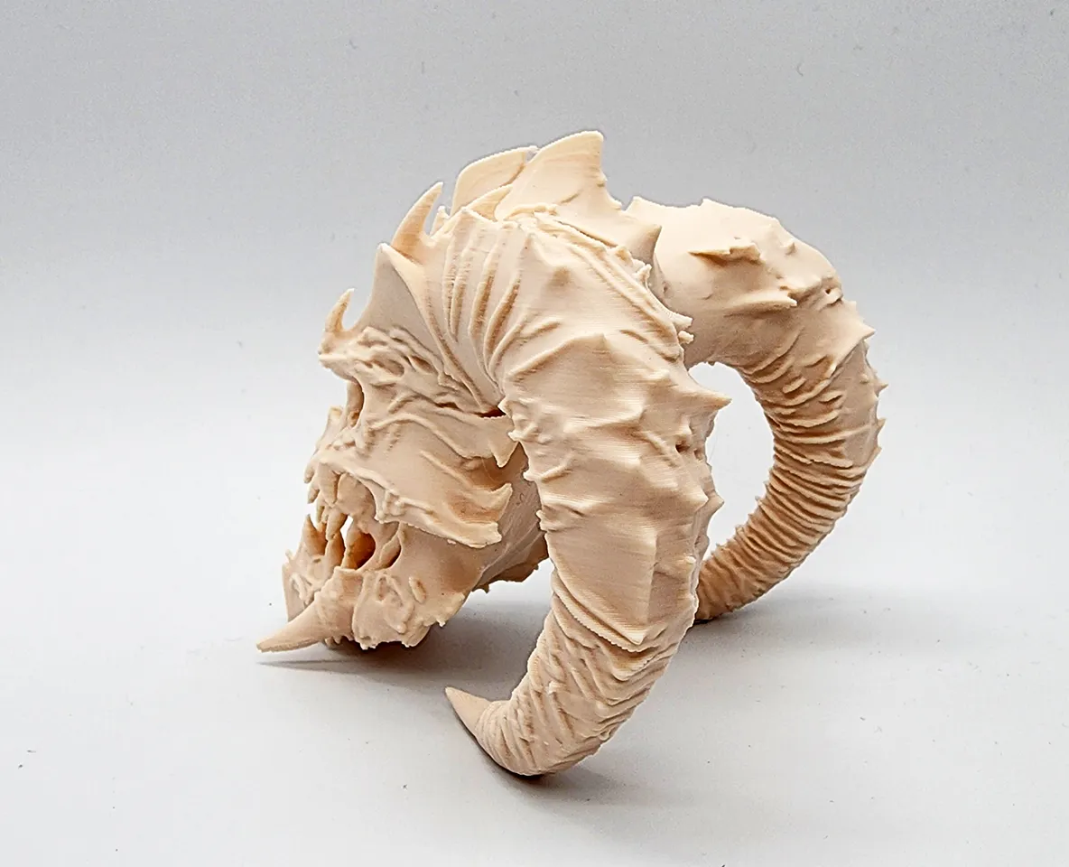 Big-Horn Demon Skull2 3d model