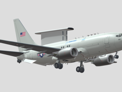 Boeing E-7 Wedgetail AEW&C 3d model