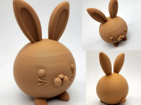 Bunny Ball 3d model