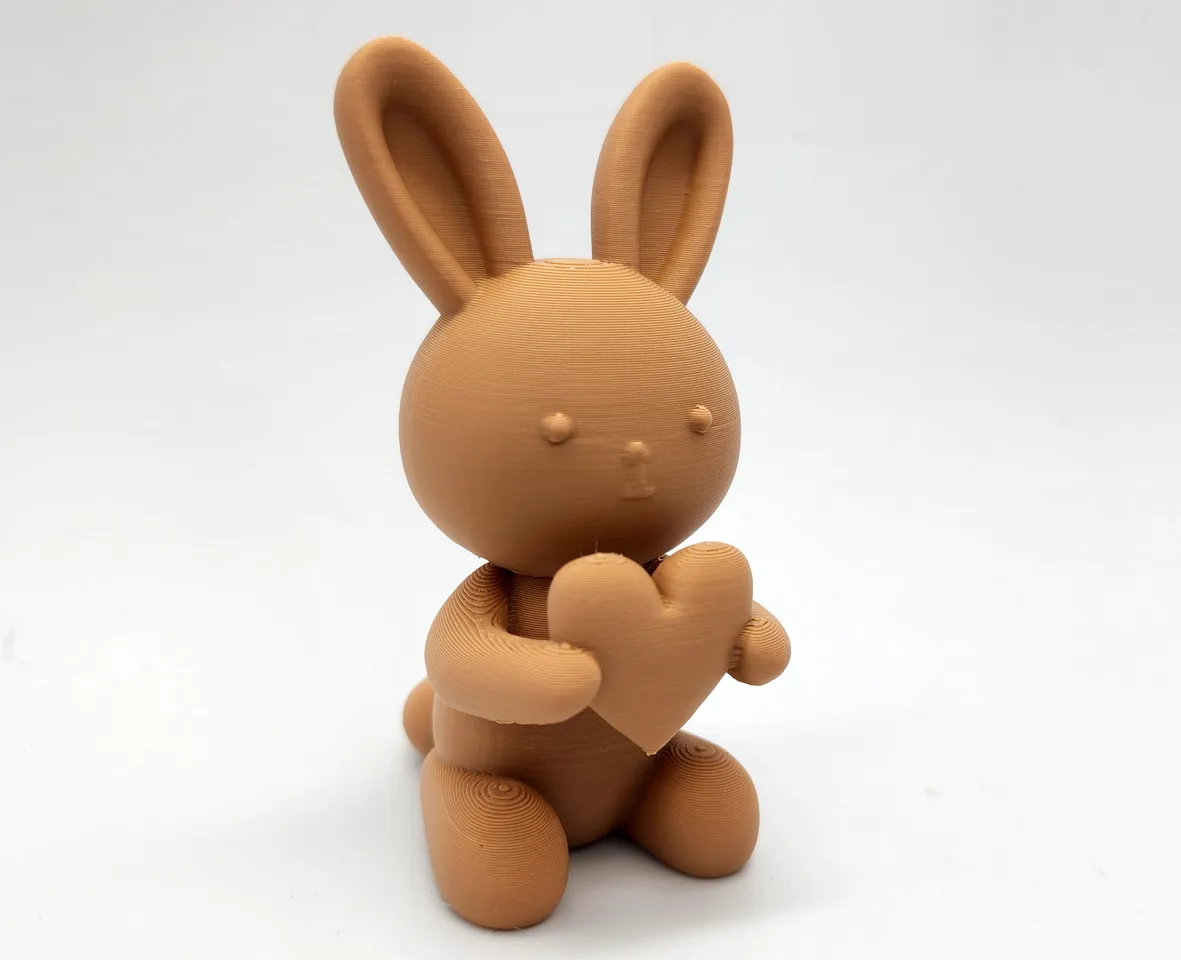 Bunny Holding Heart 3d model